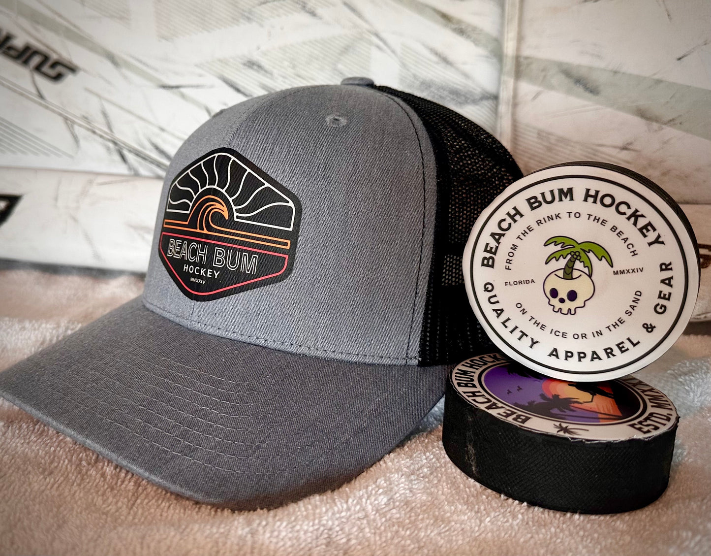 Retro Beach Bum Trucker Hat