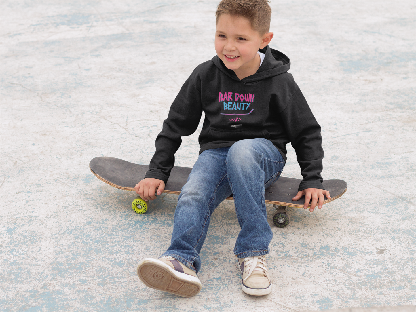 "Bar Down Beauty" Kids Hoodie