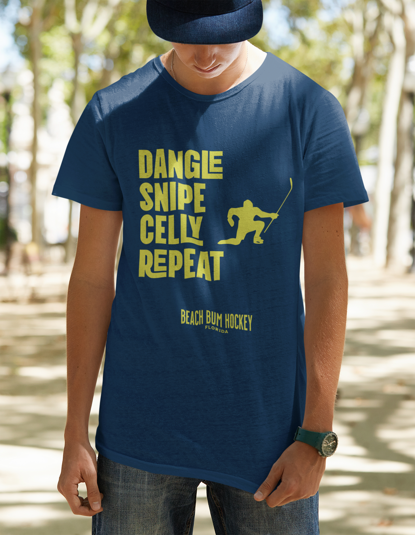 "Dangle. Snipe. Celly. Repeat" Tee