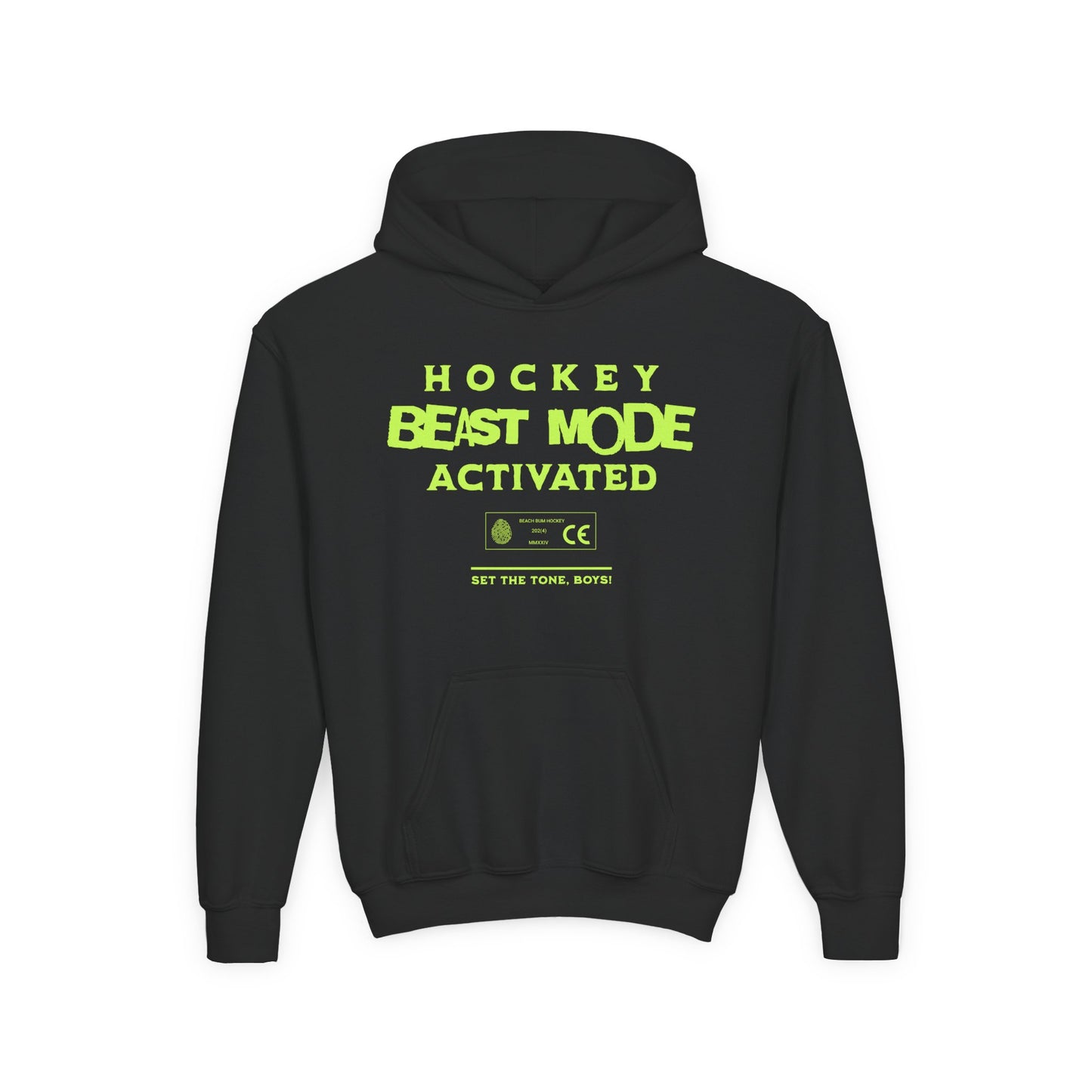 Beast Mode Activated, Youth Heavy Blend Hooded Sweatshirt
