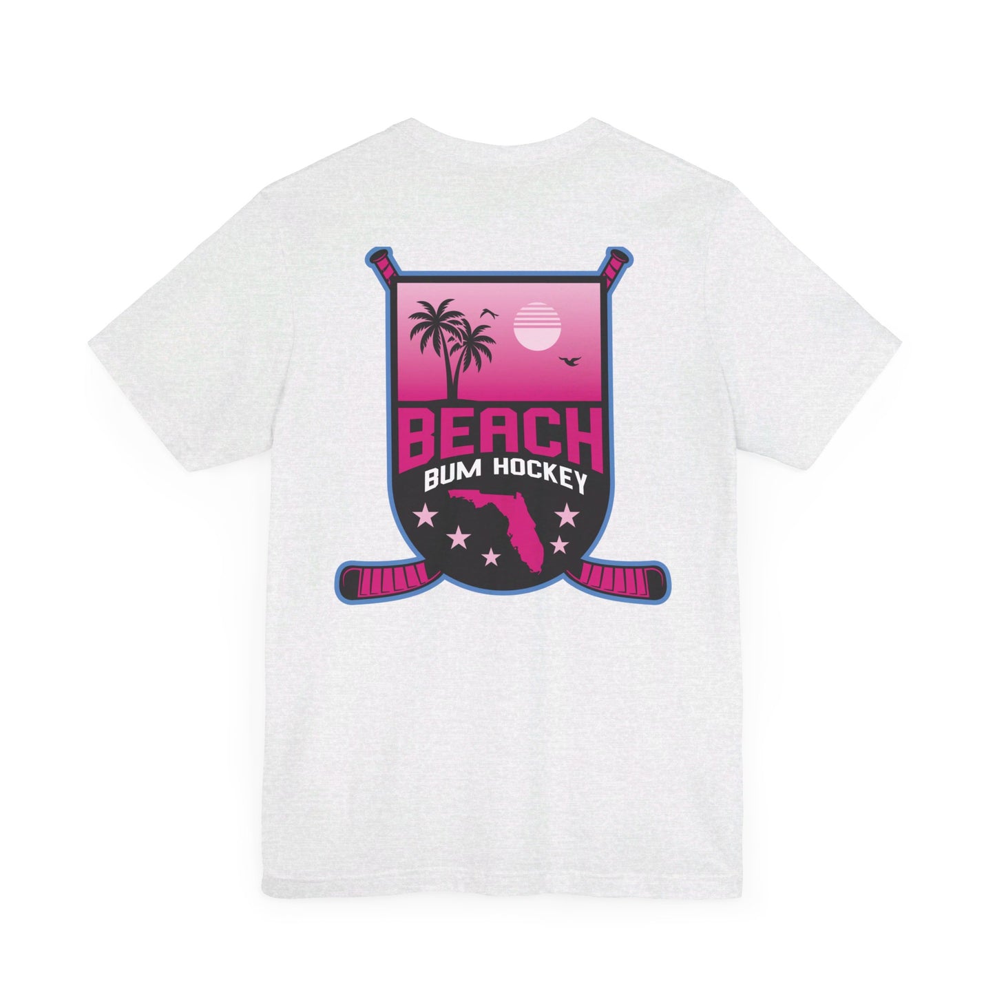 BEACH BUM HOCKEY - Classic Logo Front/Back Unisex Short Sleeve Tee