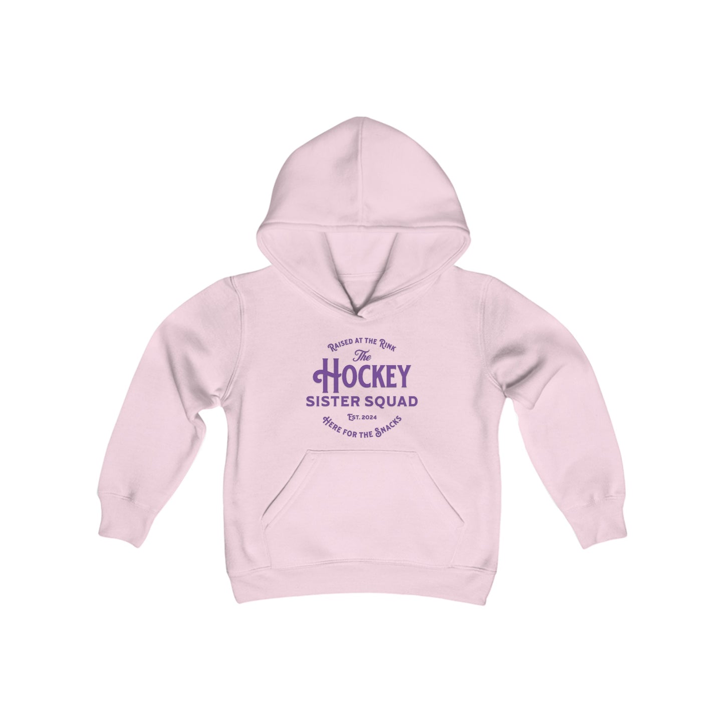 "Hockey Sister Squad" Kids Hoodie