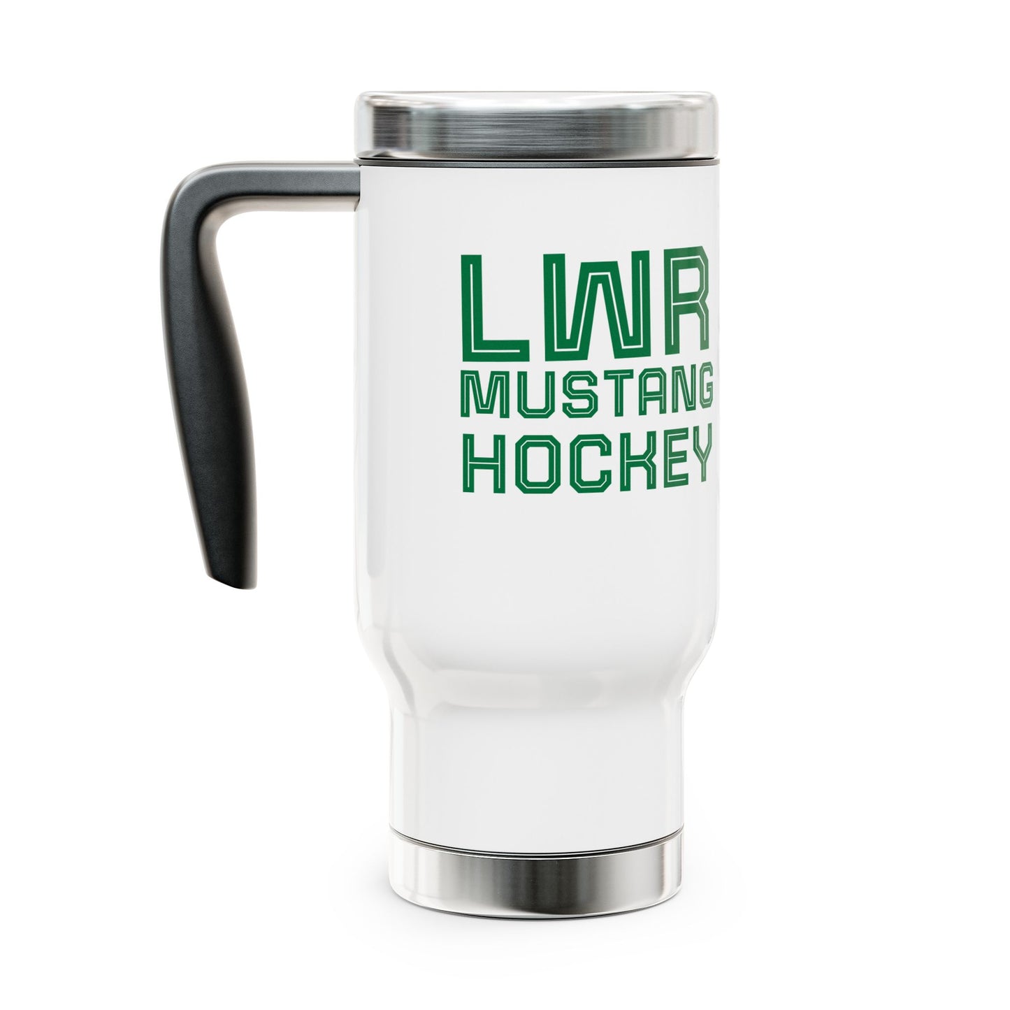 Stainless Steel Travel Mug with Handle, 14oz