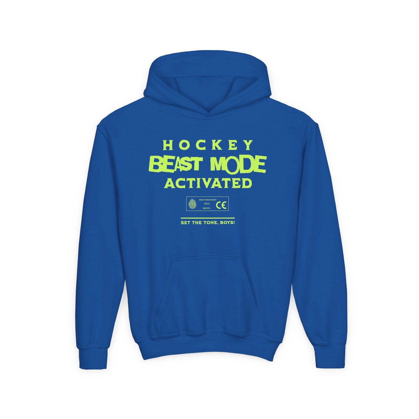 Beast Mode Activated, Youth Heavy Blend Hooded Sweatshirt
