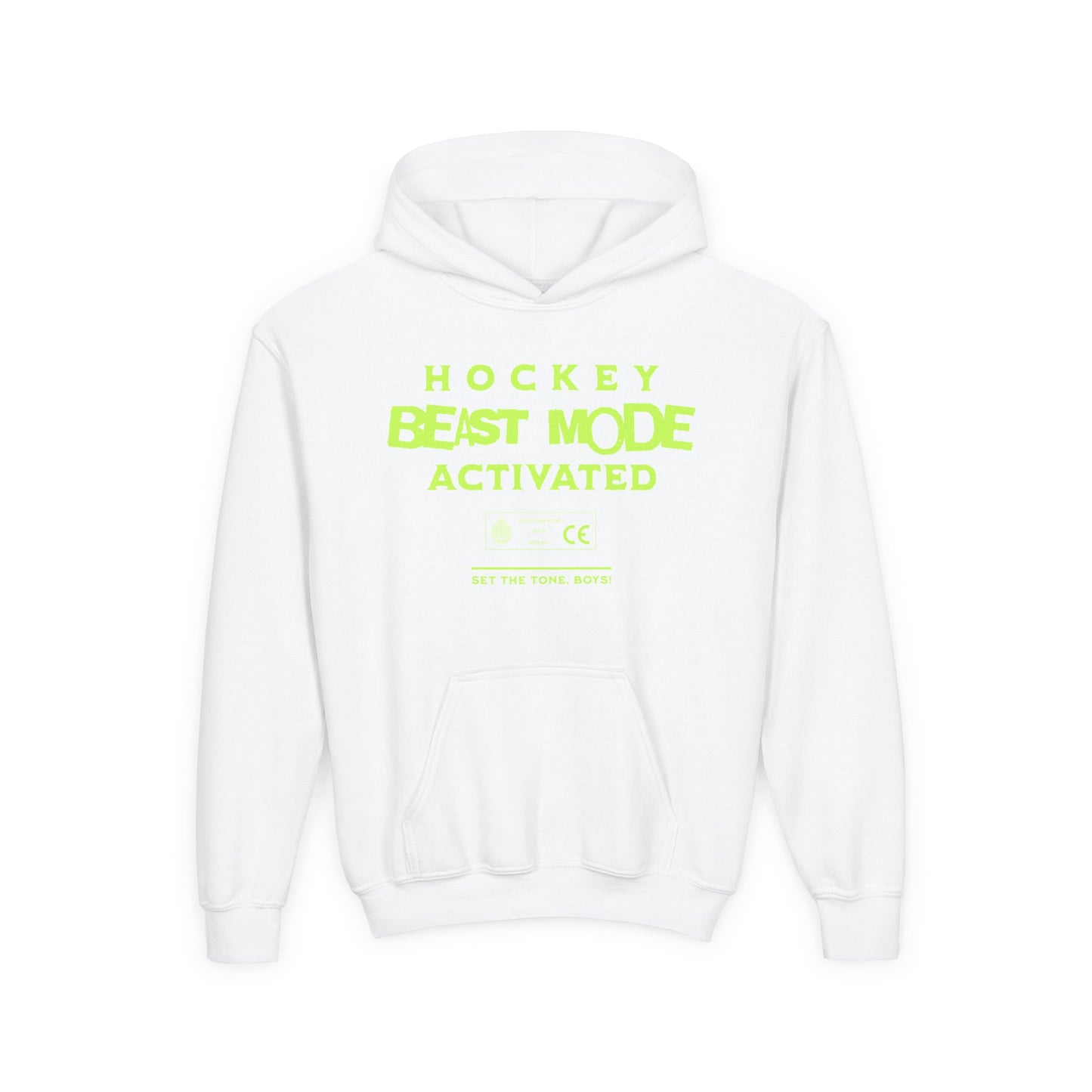 Beast Mode Activated, Youth Heavy Blend Hooded Sweatshirt