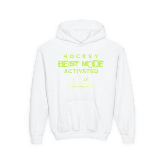 Beast Mode Activated, Youth Heavy Blend Hooded Sweatshirt