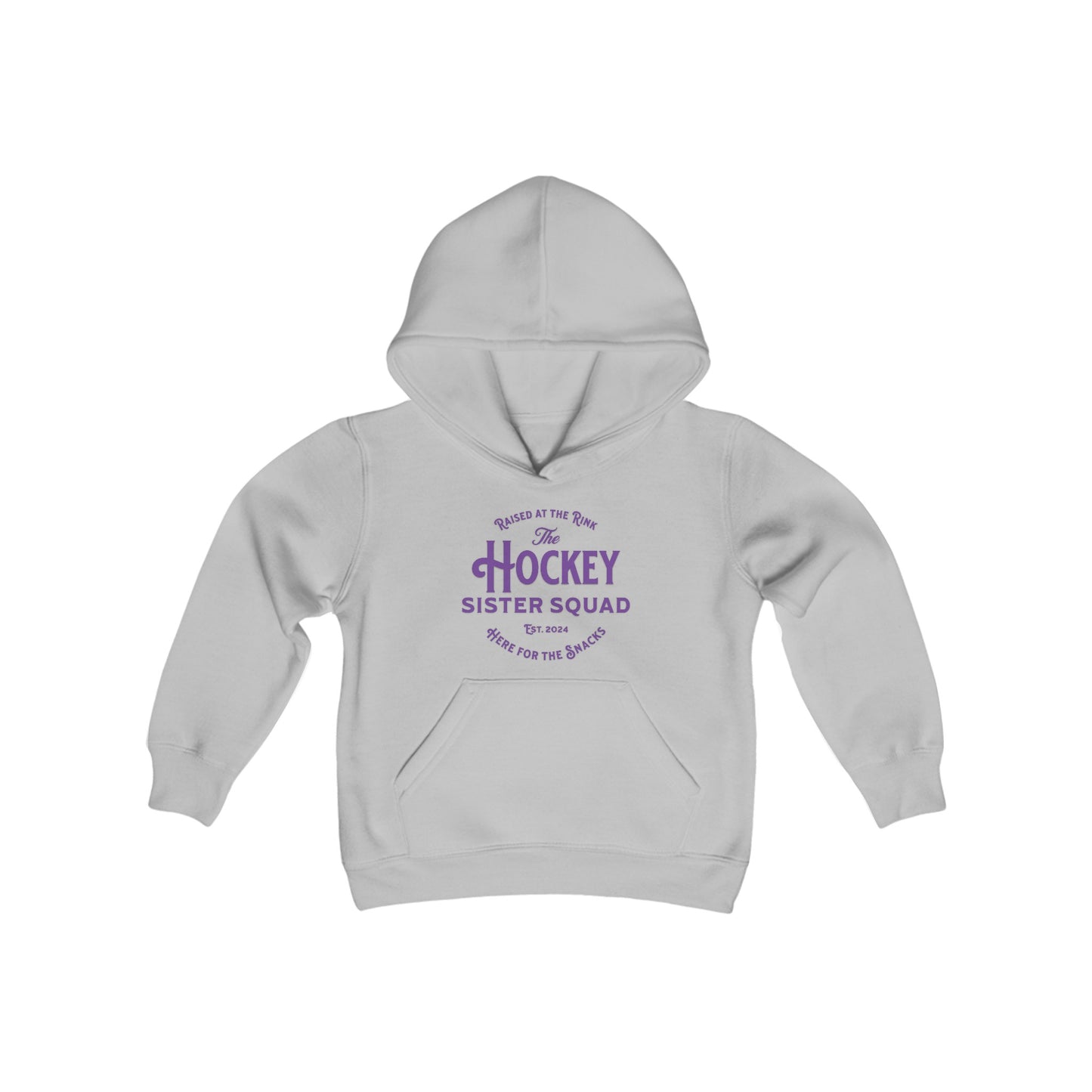 "Hockey Sister Squad" Kids Hoodie