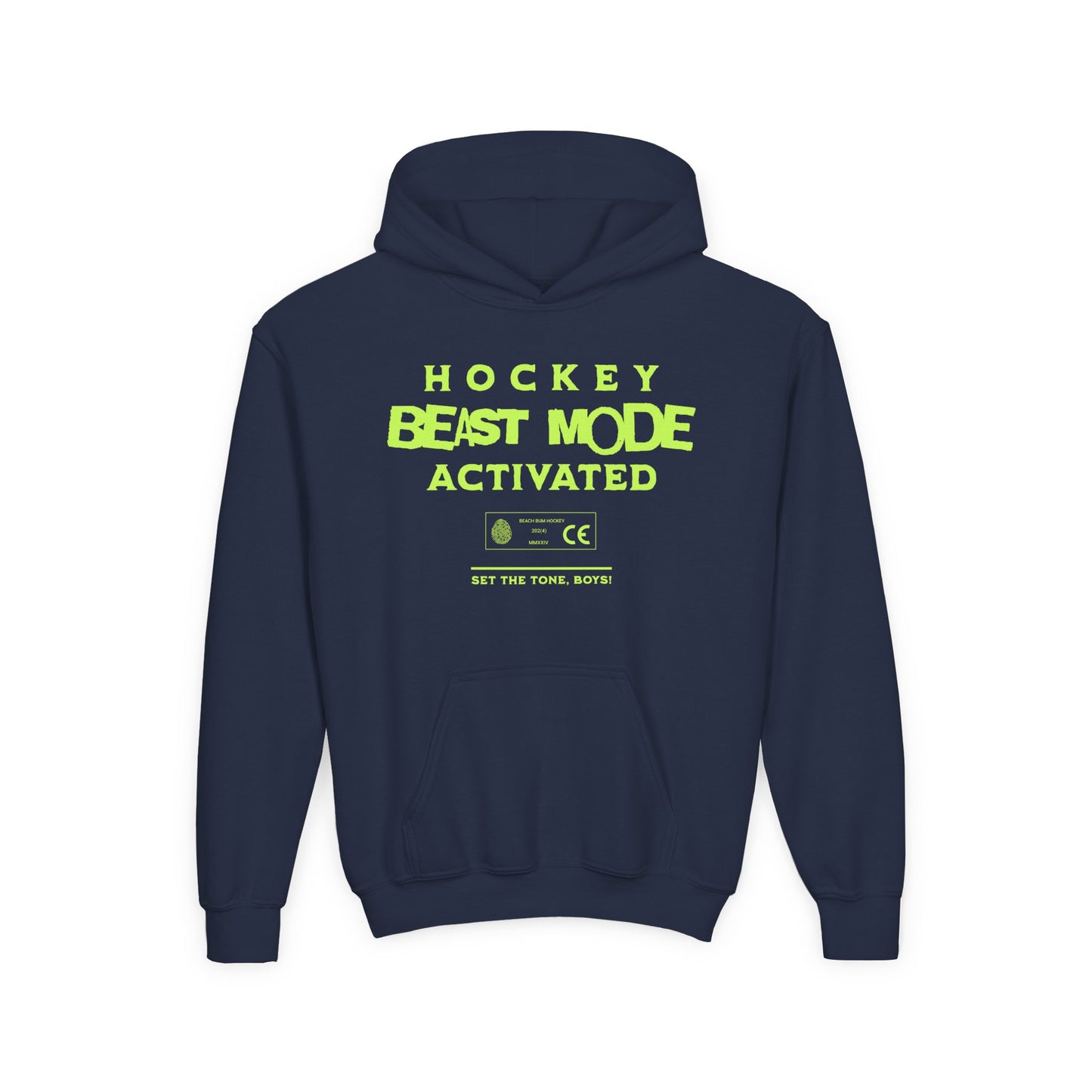 Beast Mode Activated, Youth Heavy Blend Hooded Sweatshirt
