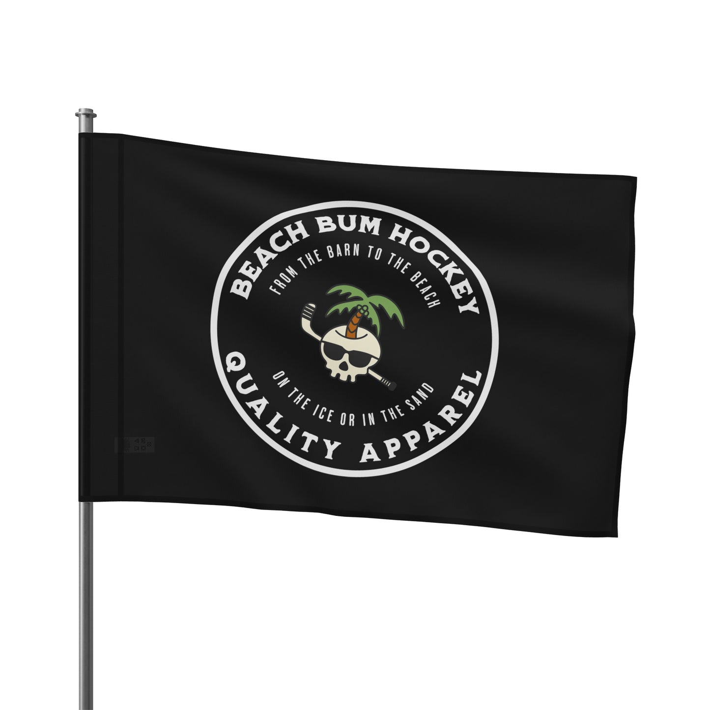 Beach Bum Hockey Flag