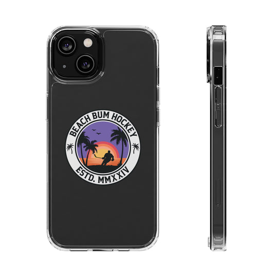 Beach Bum Hockey Clear Phone Cases