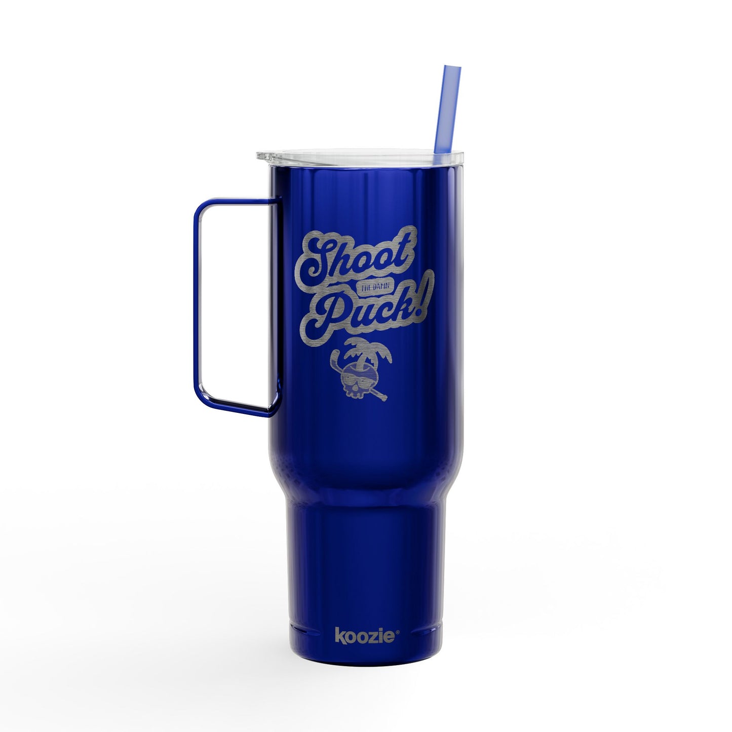 Shoot the Puck! Engraved 40oz Beach Tumbler