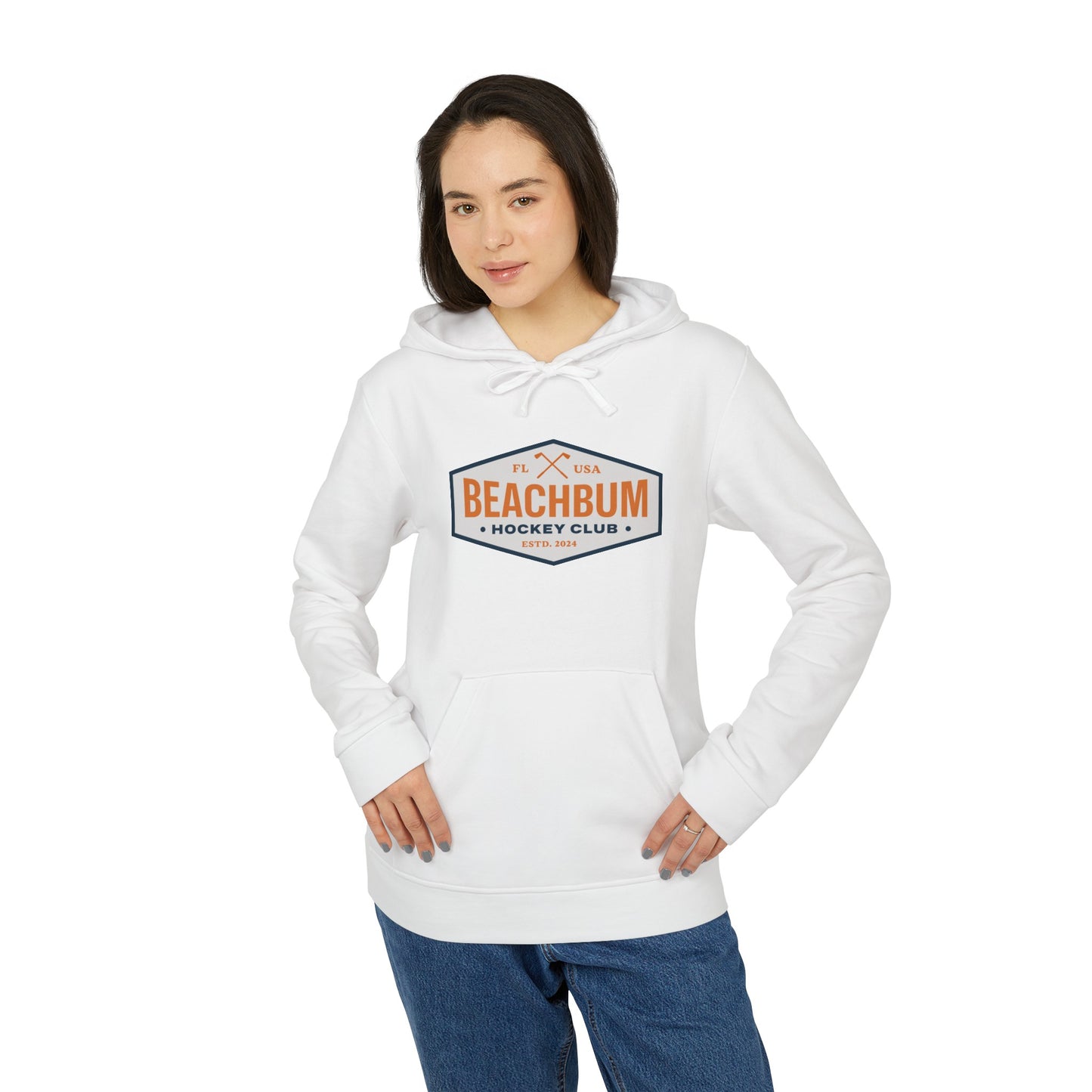 Beach Bum Hockey New Adidas Fleece Hoodie