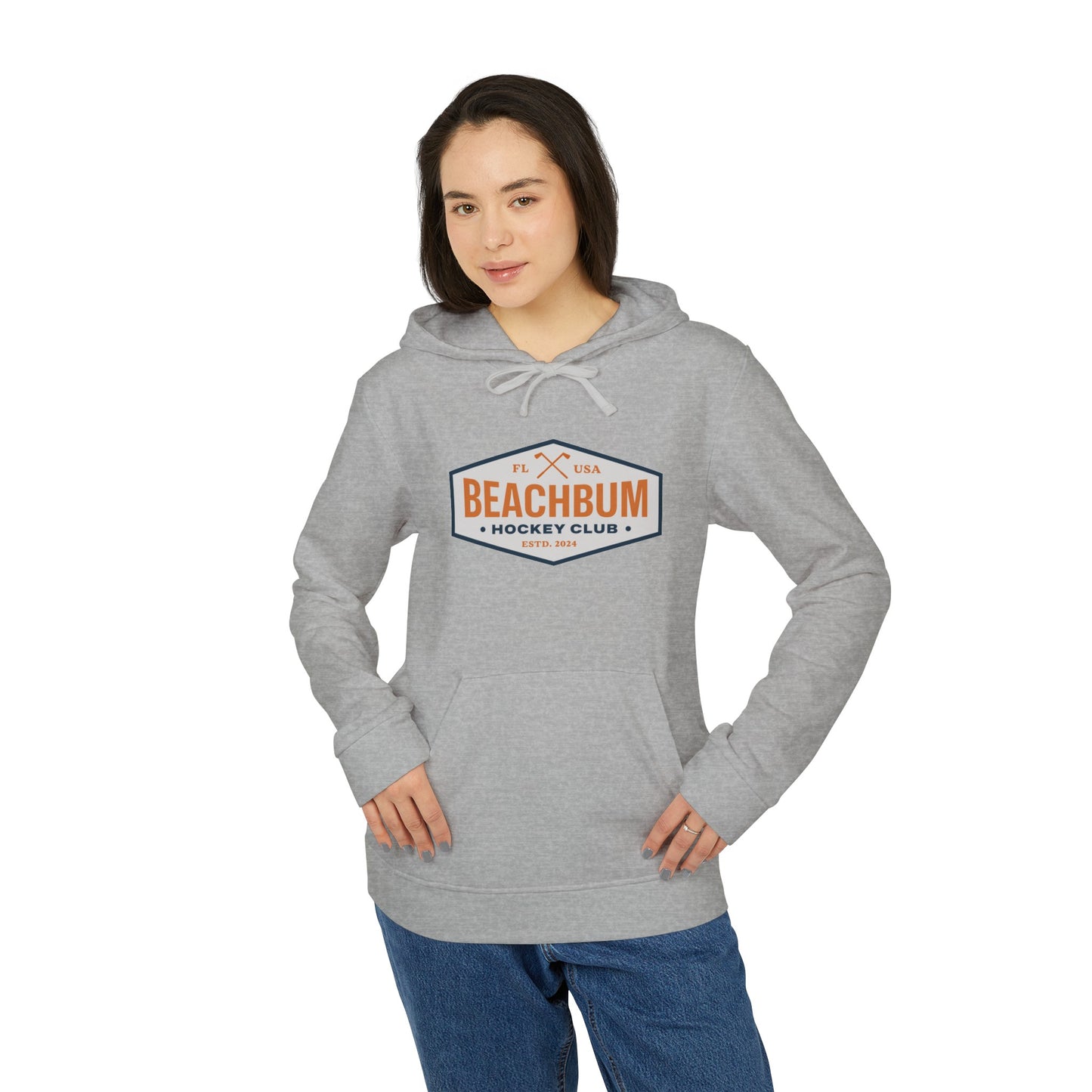 Beach Bum Hockey New Adidas Fleece Hoodie