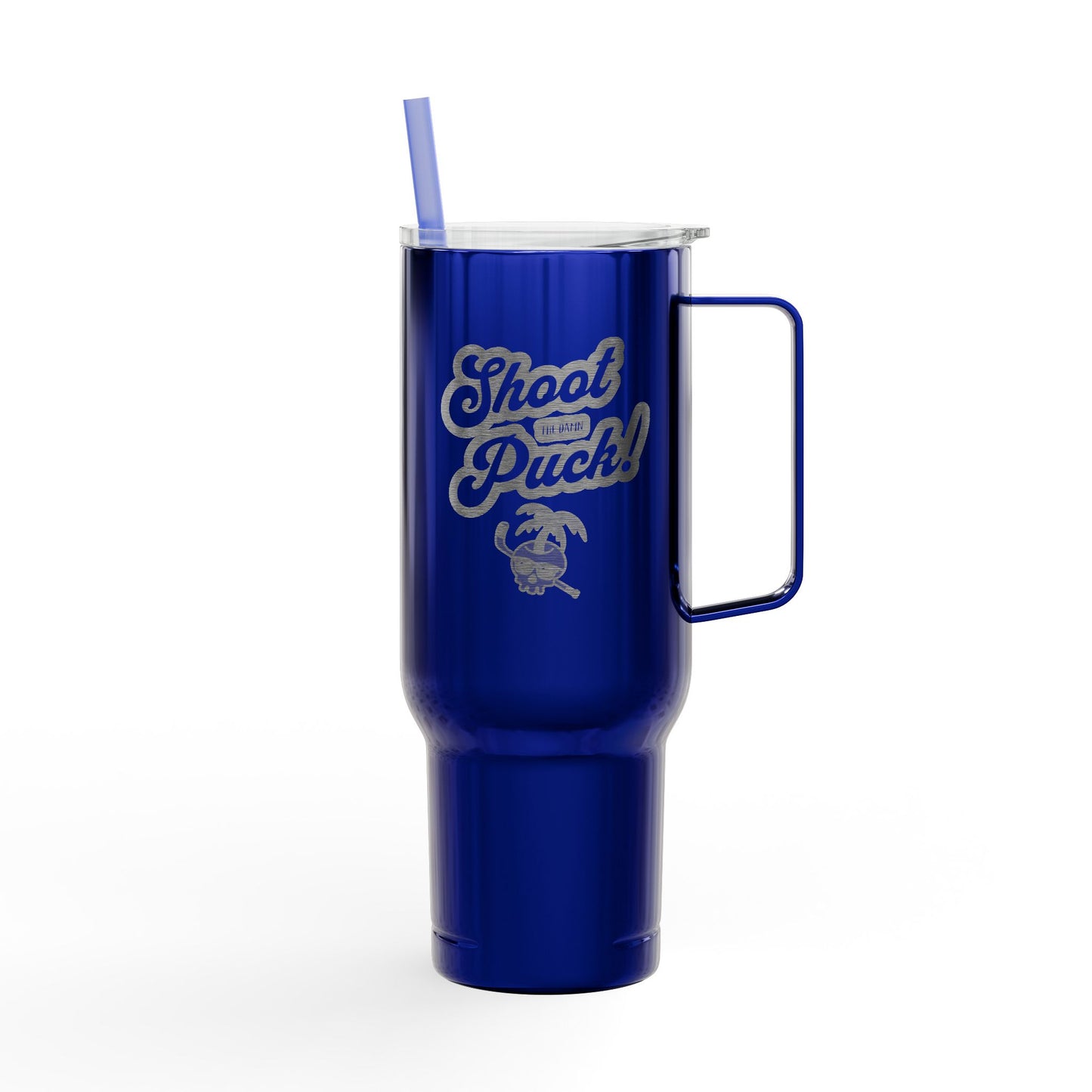 Shoot the Puck! Engraved 40oz Beach Tumbler
