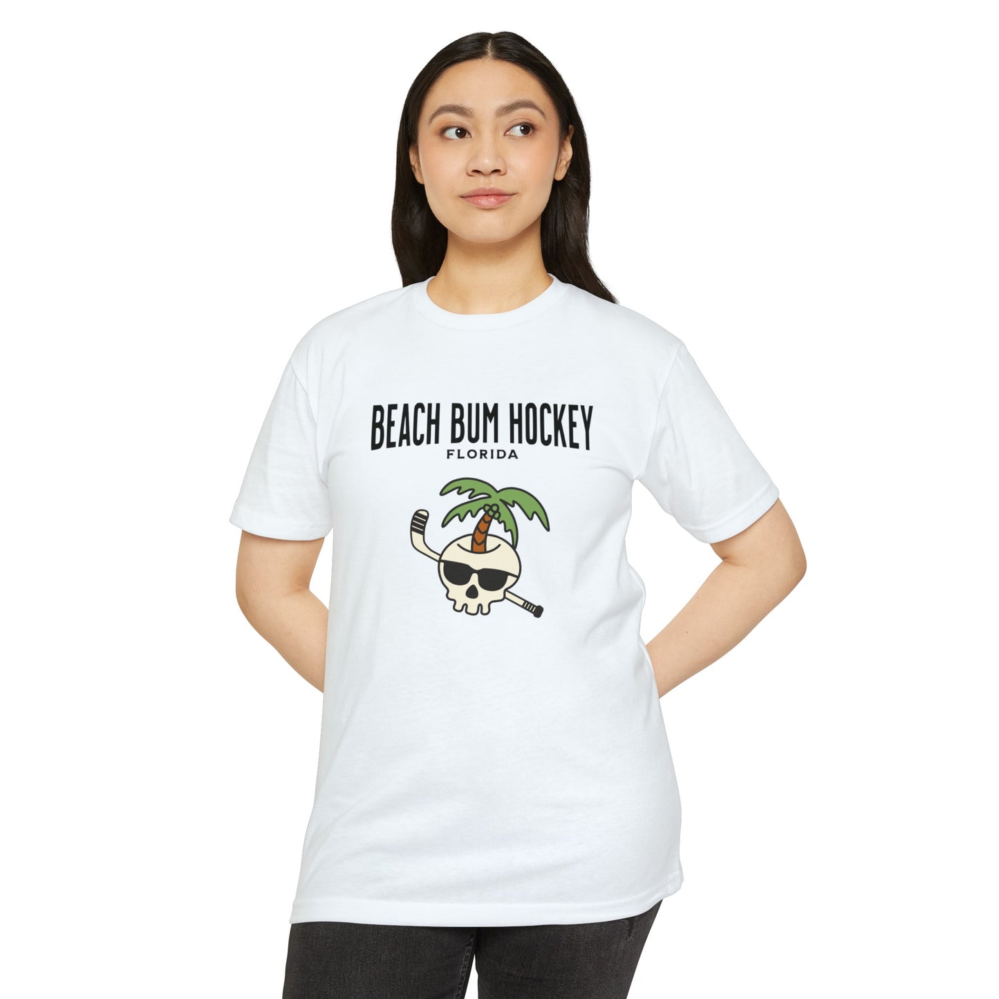 "Beach Bum" White Tee