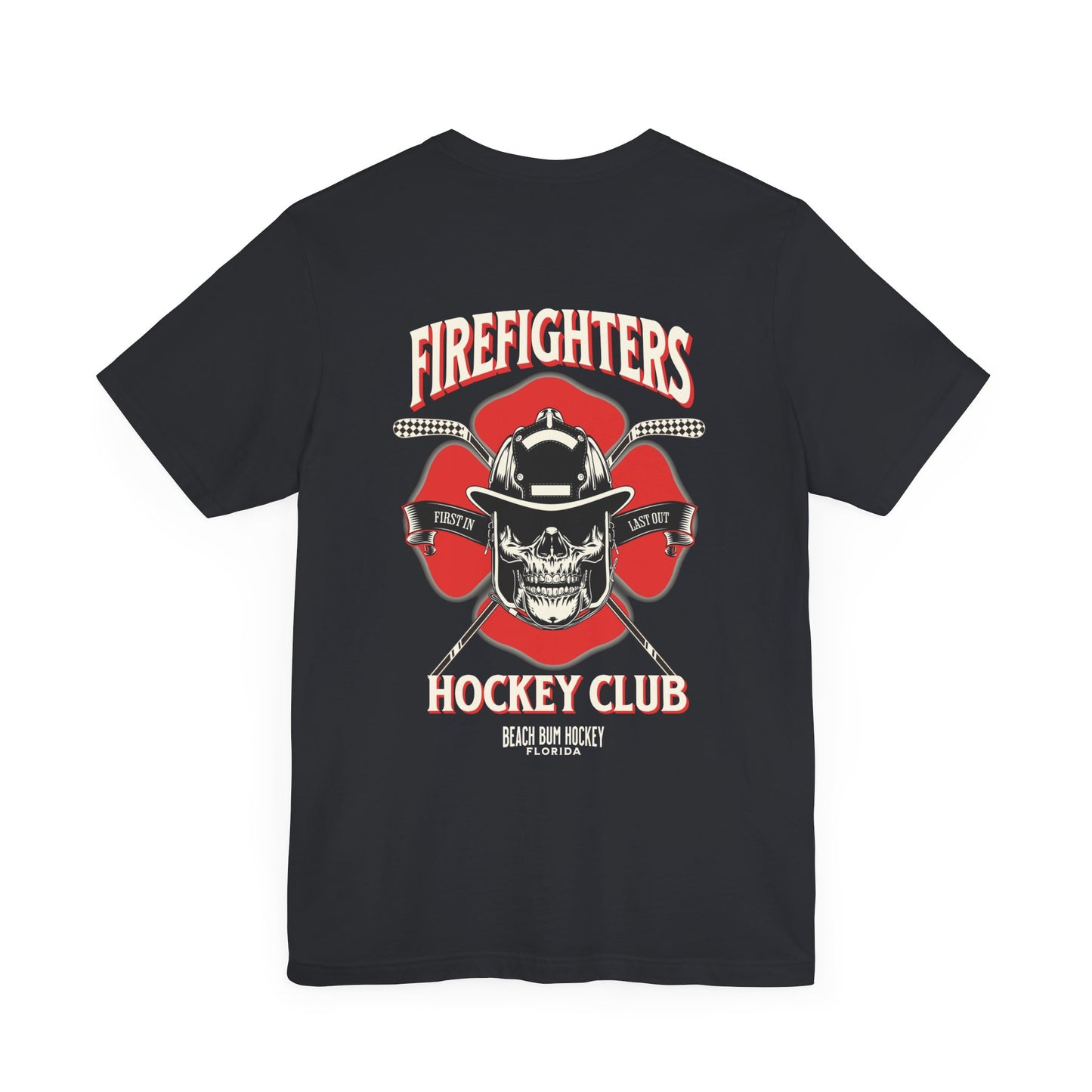 "Firefighters Hockey Club" Short Sleeve Tee