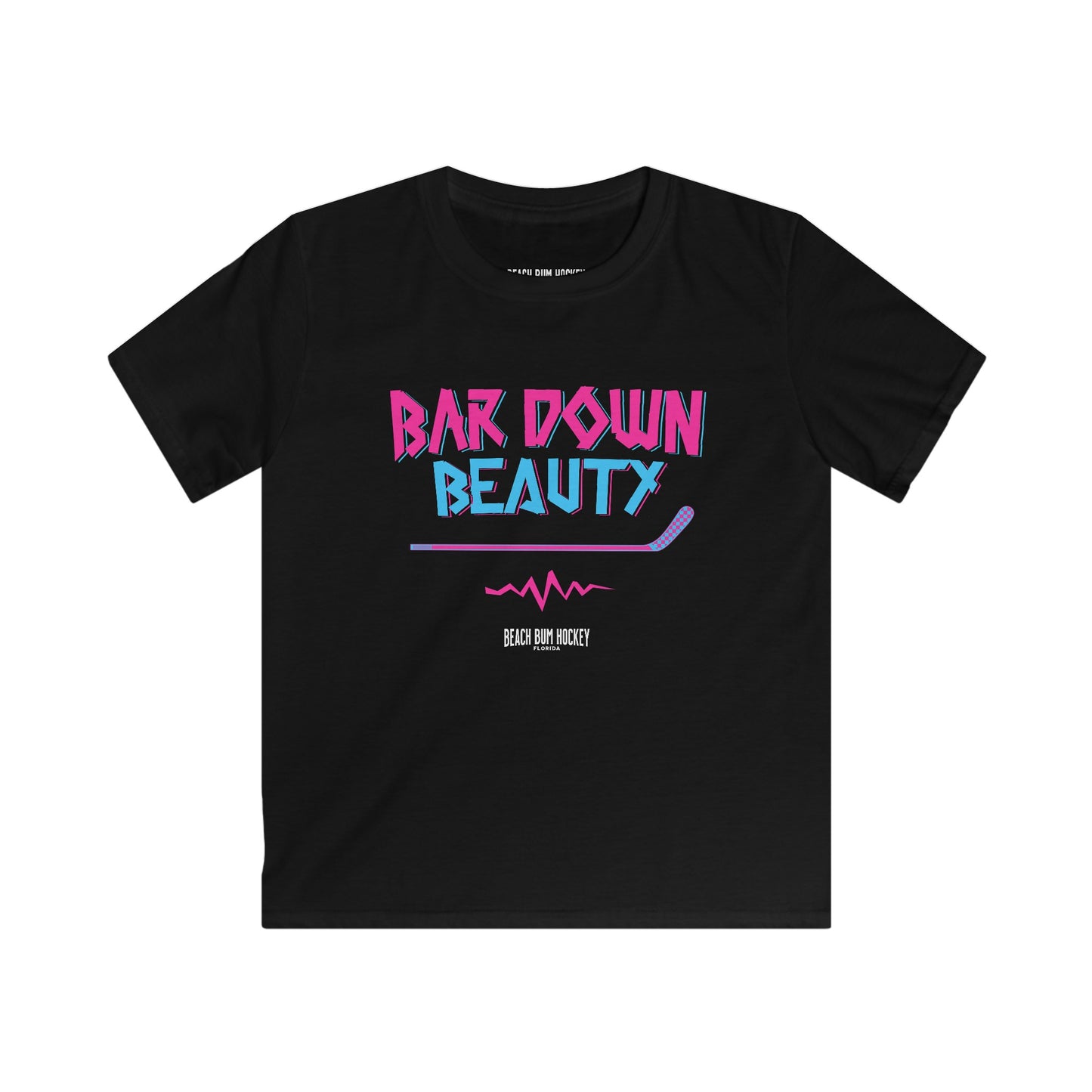 "Bar Down Beauty" Kids Softstyle Tee