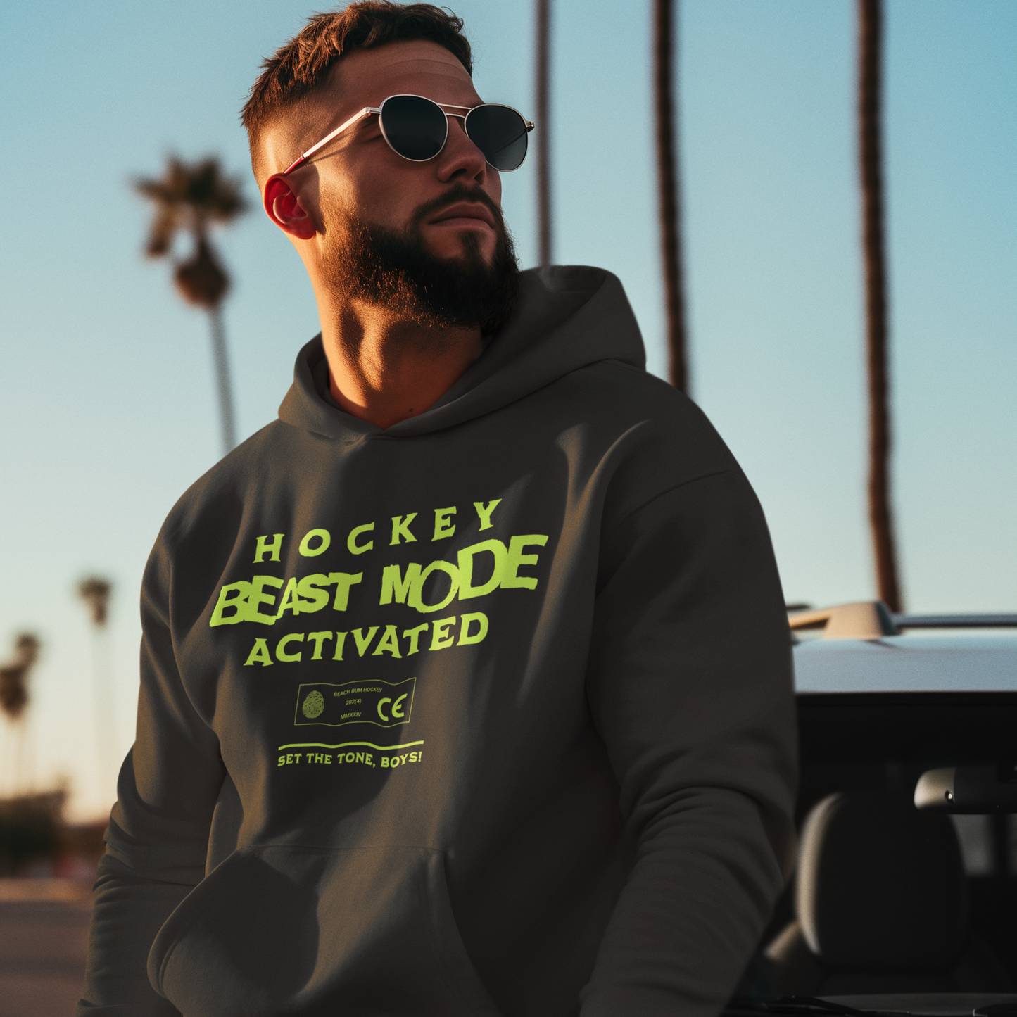 "Hockey Beast Mode" Hoodie